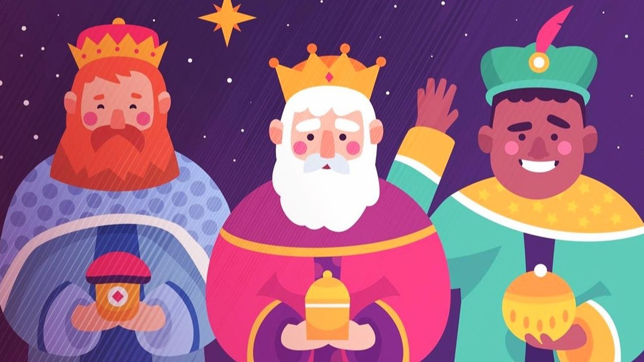Los Reyes Magos hablan con los niños por videollamada en Las Rozas