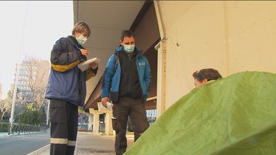 El  Samur Social atiende a 70 personas en Madrid en plena campaña del frío