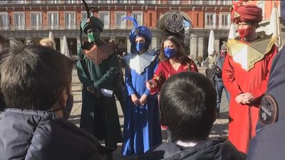 Seis fogonazos de luz en forma de cometa anunciarán la llegada de los Reyes