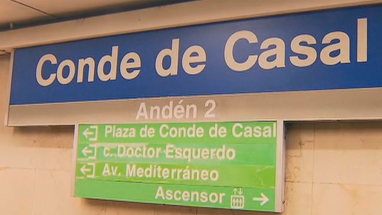 La estación de Metro de Conde de Casal estará cerrada por obras durante un mes en verano
