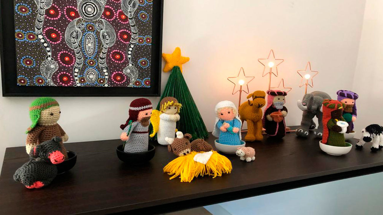 La casa de la Moraleja en donde hasta el belén es especial