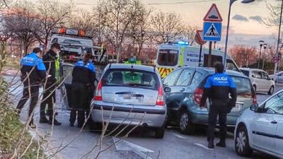 Tres accidentes de tráfico en tres días en Alcorcon