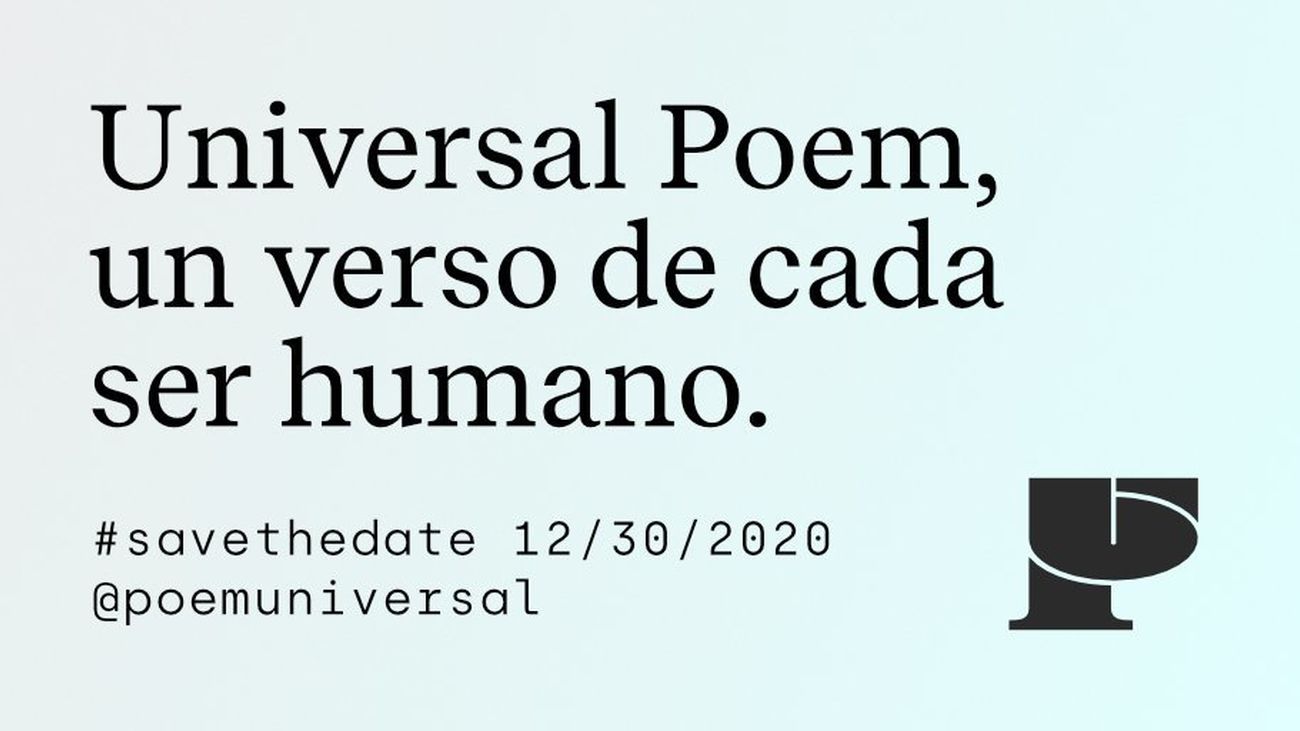 'Universal poem', el poema de nuestra especie
