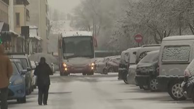 La borrasca 'Filomena' deja mucha nieve en Aranjuez