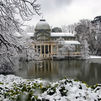 El Retiro y otros ocho parques de Madrid, cerrados desde esta tarde por la previsión de la nevada