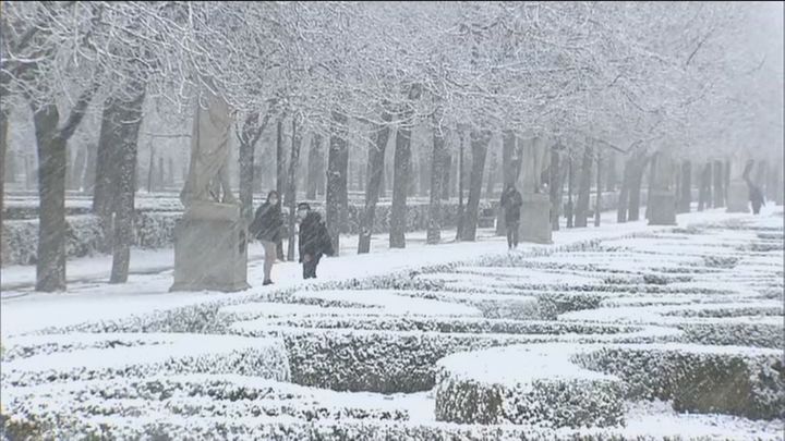 La gran nevada llega a Madrid entre el viernes y el sábado