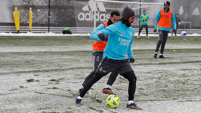 Osasuna-Real Madrid, la nieve como amenaza