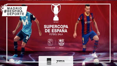 Movistar Inter afronta el lunes 11 la Supercopa de España ante el Barça
