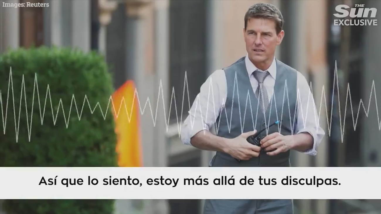 ¡Monumental cabreo de Tom Cruise!