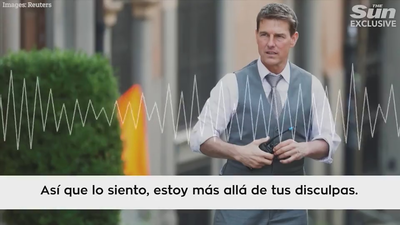 ¡Monumental cabreo de Tom Cruise!