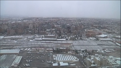 Riesgo extremo en Madrid por la gran nevada, con toda la región ya de blanco