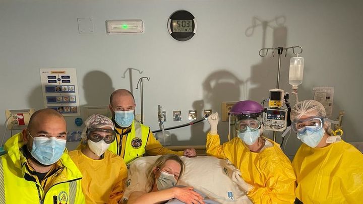 Un parto para recordar en plena nevada Filomena en Madrid / EMERGENCIAS MADRID