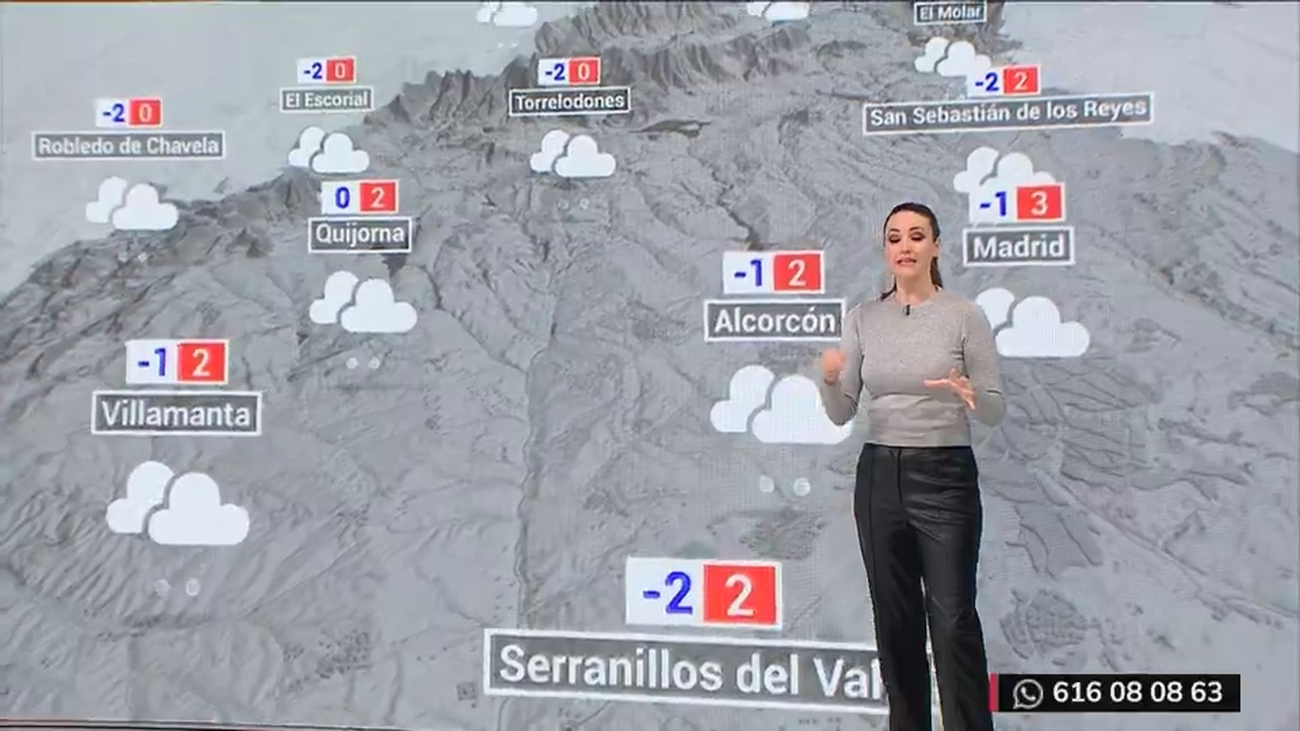 La nieve se mantendrá en los próximos días en Madrid y el frío hará que sea muy peligrosa