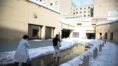 El paso de Filomena por Madrid, en imágenes