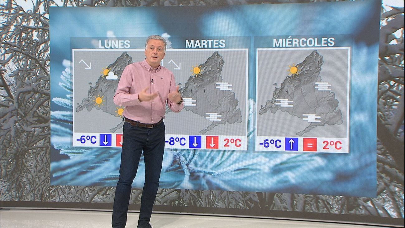 La nieve se empieza a congelar y se esperan fuertes heladas desde este domingo