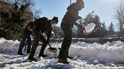 El 80% de las calles es transitable ya en San Martín de la Vega