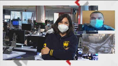 Nacho, un héroe de Madrid que salvó la vida durante la nevada gracias a sus ángeles de la guarda