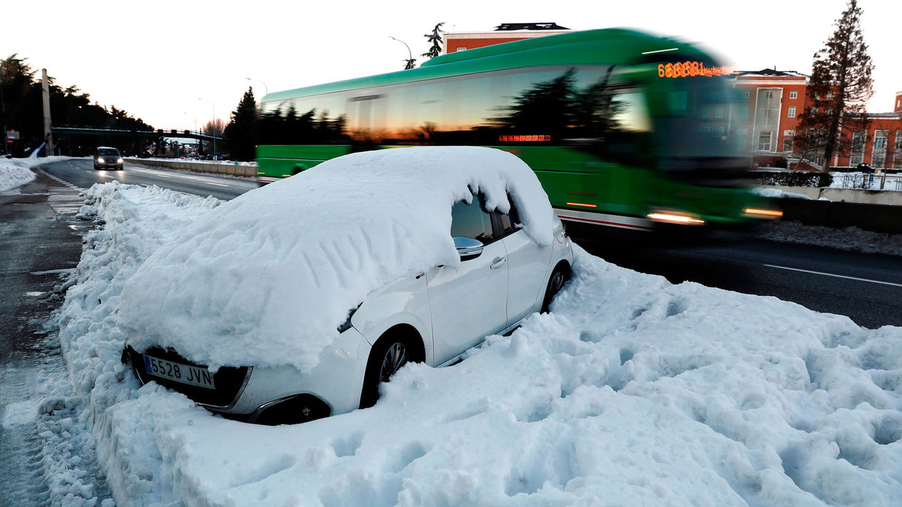 Cómo poner en marcha tu coche tras pasar estos días bajo la nieve