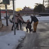 Medio centenar de personas atendidas por caídas a causa del hielo en Madrid
