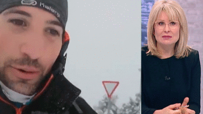 Al trabajo esquiando, el ingenio de algunos sanitarios para sortear el temporal Filomena