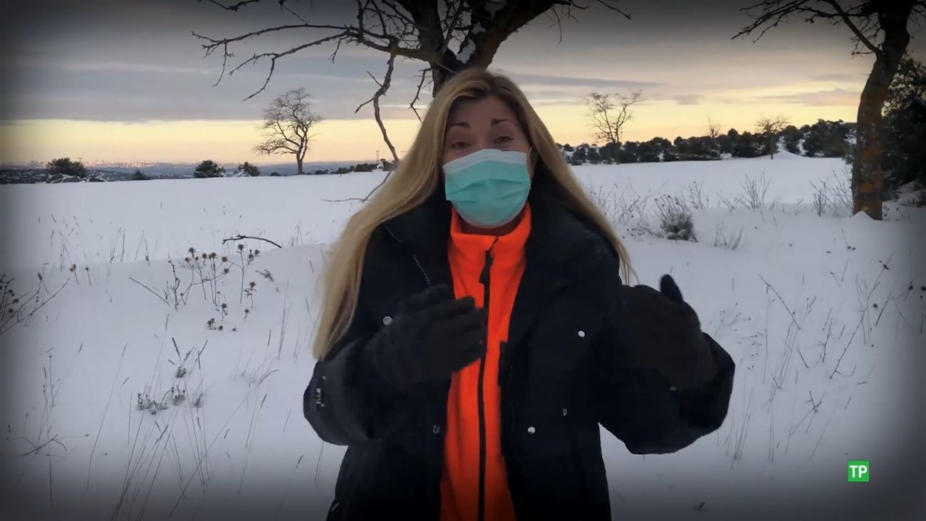 ‘Mi Cámara y yo’ graba de urgencia ‘La nevada del siglo’, con todo su equipo atrapado por ‘Filomena’