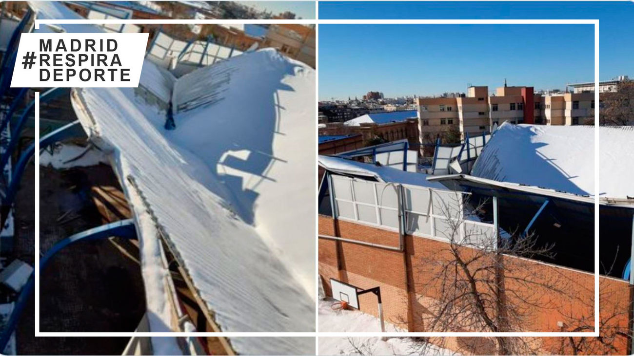 La Comunidad reconstruirá el histórico pabellón 'La Nevera' tras ser derrumbado por la nieve