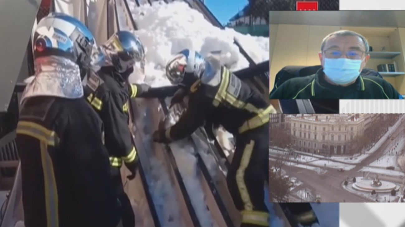 Más de mil intervenciones de los Bomberos de Madrid en el rescate de personas y por la caída de árboles y cornisas