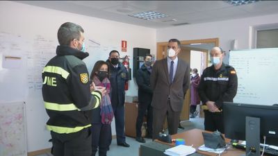 Sánchez traslada su "gratitud y orgullo" a la UME: "Lo estáis  dando todo y la sociedad os lo agradece"