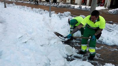 Crónica de una mañana bajo cero en Madrid