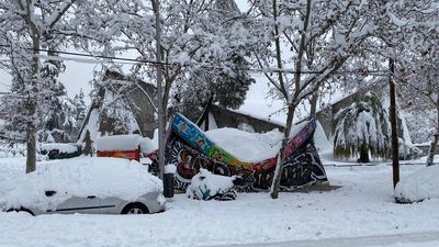 Susana, una feriante madrileña: “Solo he podido ver los destrozos en la atracción por fotos”