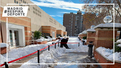 El Centro de Natación Mundial 86 sufre las consecuencias del temporal de nieve