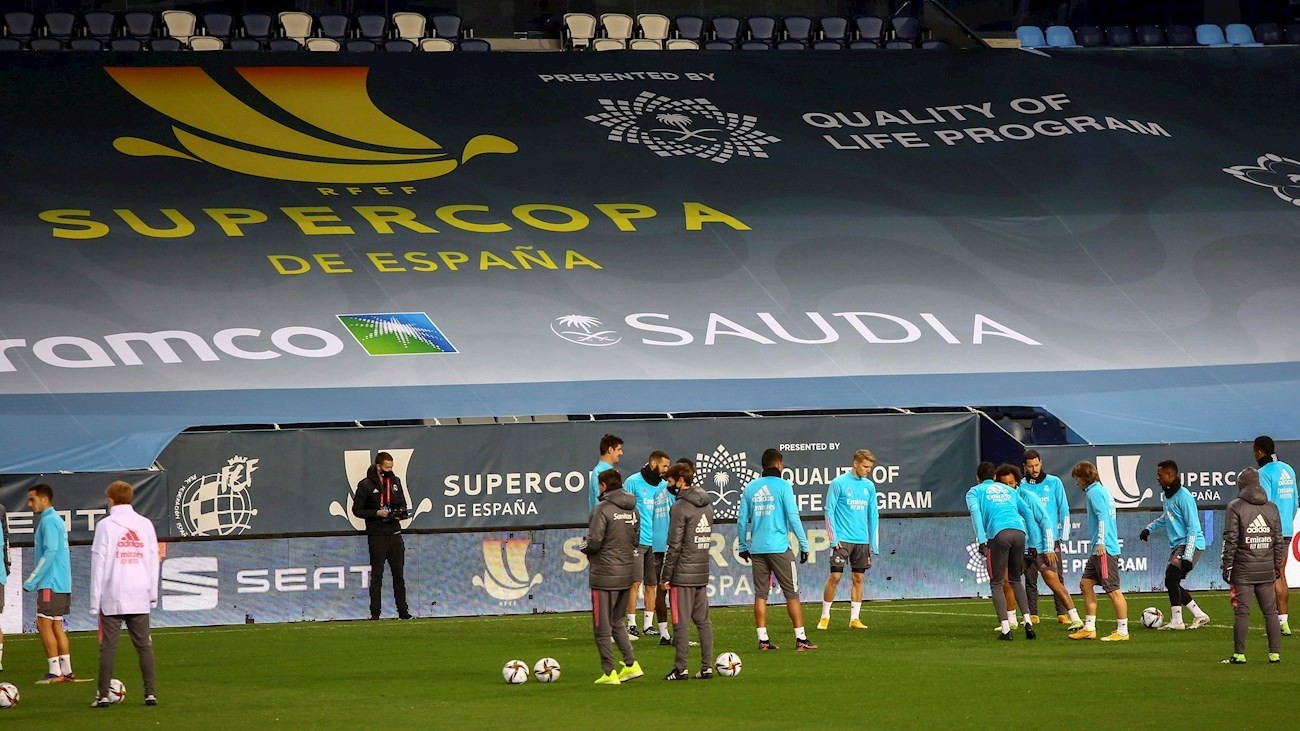 El Real Madrid cierra en La Rosaleda la preparación de la Supercopa