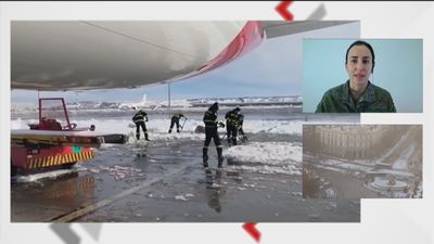 Ángela Berjillos, portavoz del  Ejército de Tierra: "Trabajamos sin descanso para que se recupere la normalidad"