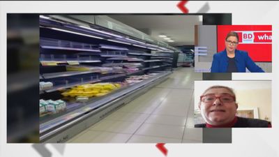 Vecinos del barrio de Begoña denuncian que están aislados, sin víveres en los supermercados y sin medicamentos