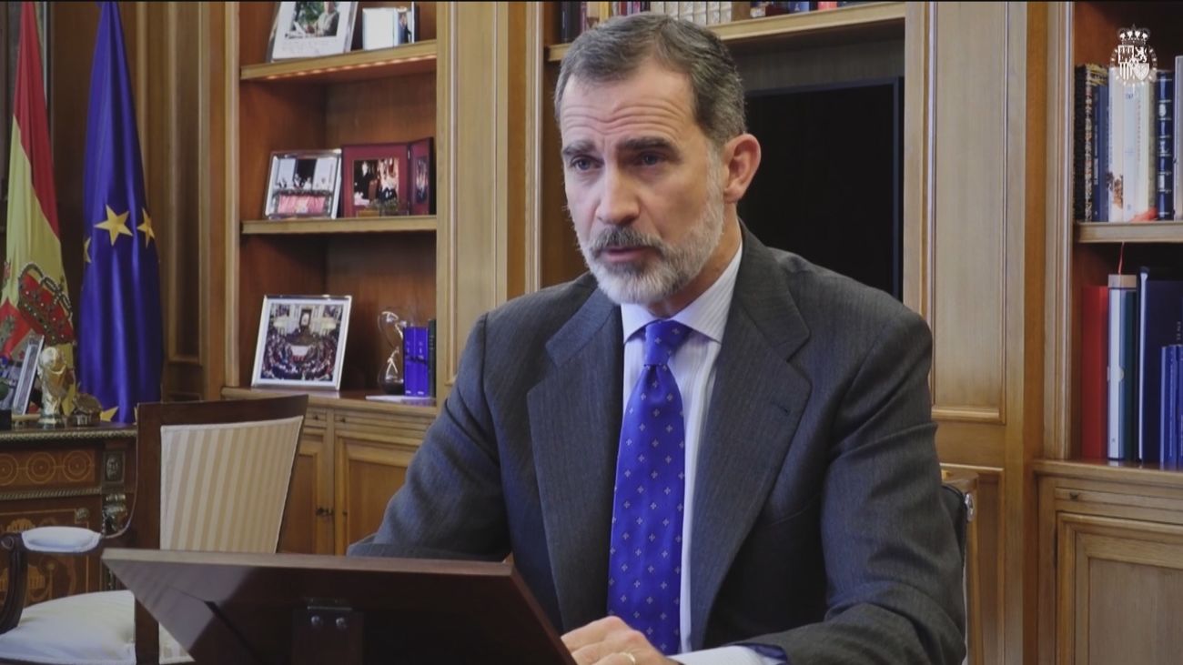 El rey resalta que "Madrid y su entorno" están entre las "zonas más golpeadas" por el temporal