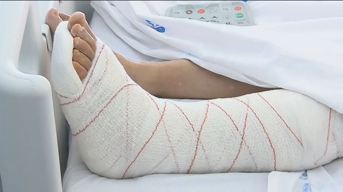 50 fracturas a la hora en Madrid por caídas relacionadas con la nieve