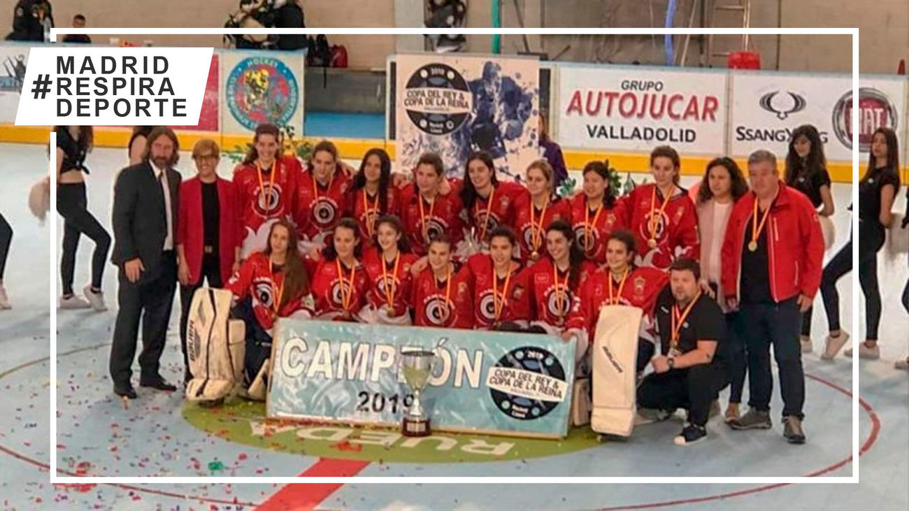Tres Cantos, campeón de la Copa de la Reina de hockey línea