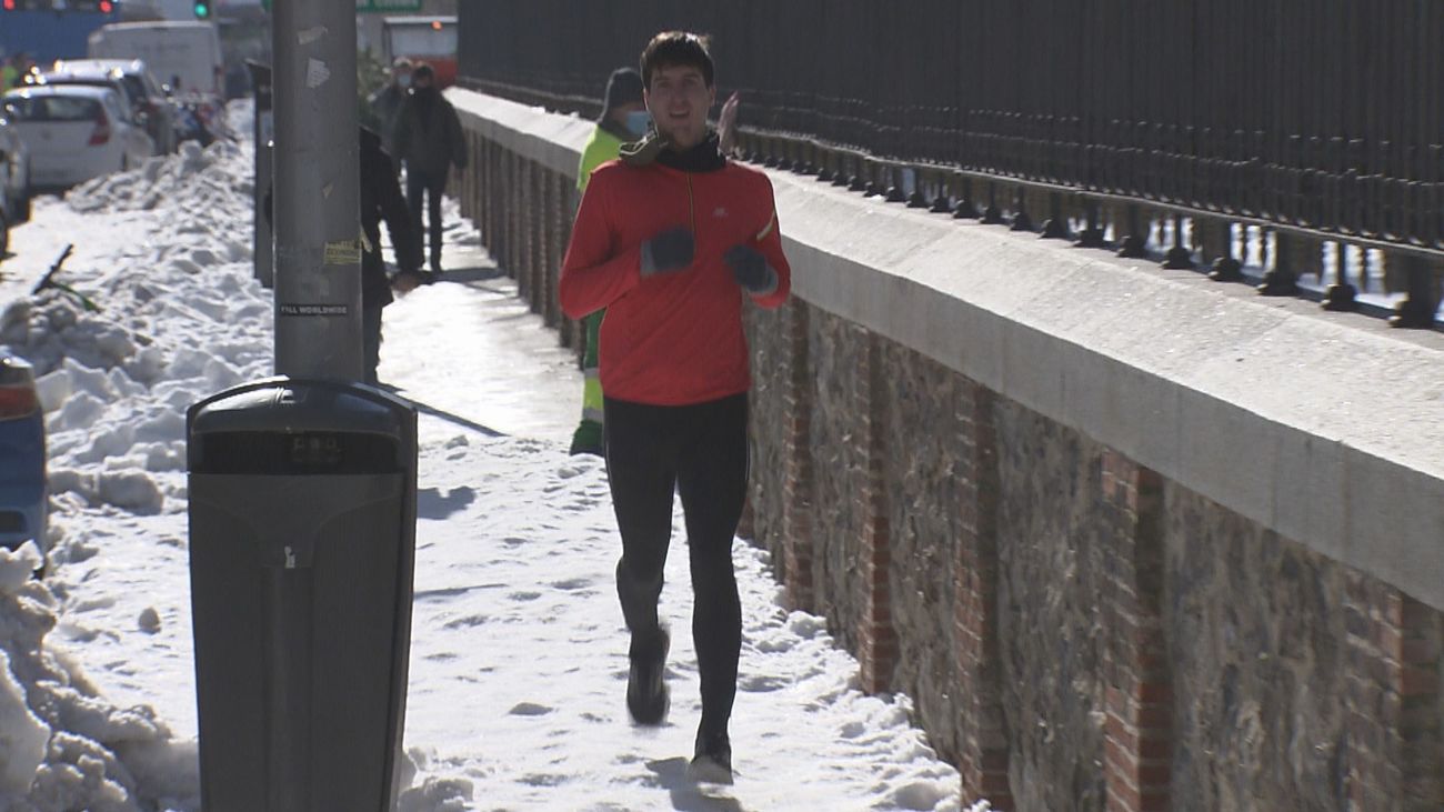 El running no está reñido con el frío y sí con el hielo