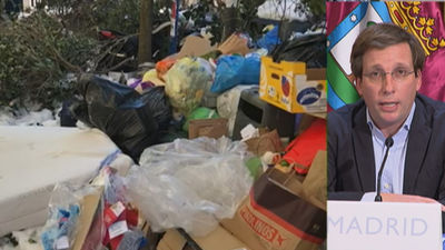 Retiradas de las calles de Madrid 1.100 toneladas de basura con el cien por cien de los camiones funcionando