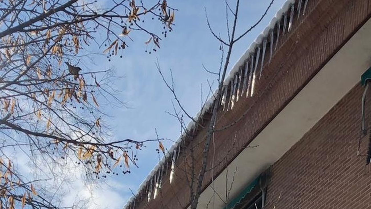 El Ayuntamiento de Aranjuez alerta del peligro de los carámbanos