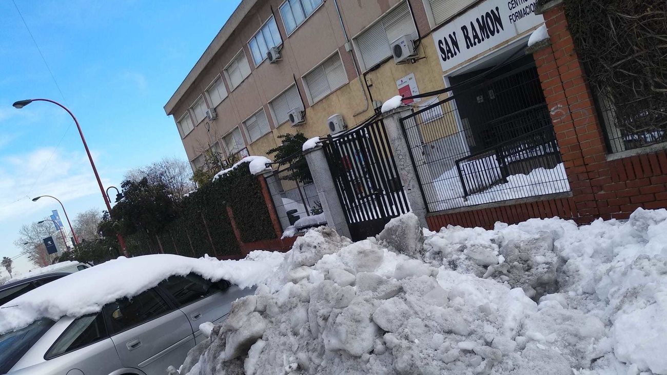Madrid amplía en 3 días el calendario escolar por culpa de la gran nevada