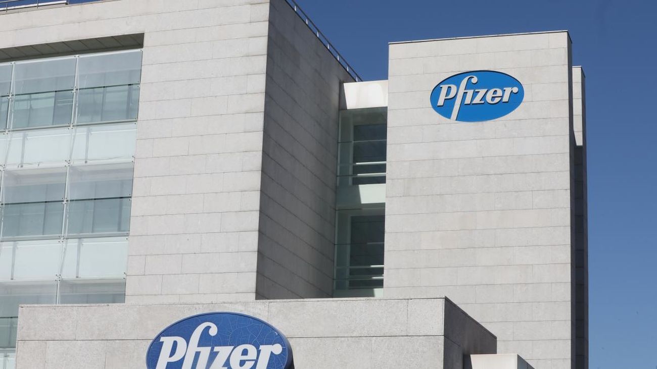 Edificio de la multinacional farmacéutica Pfizer en Alcobendas