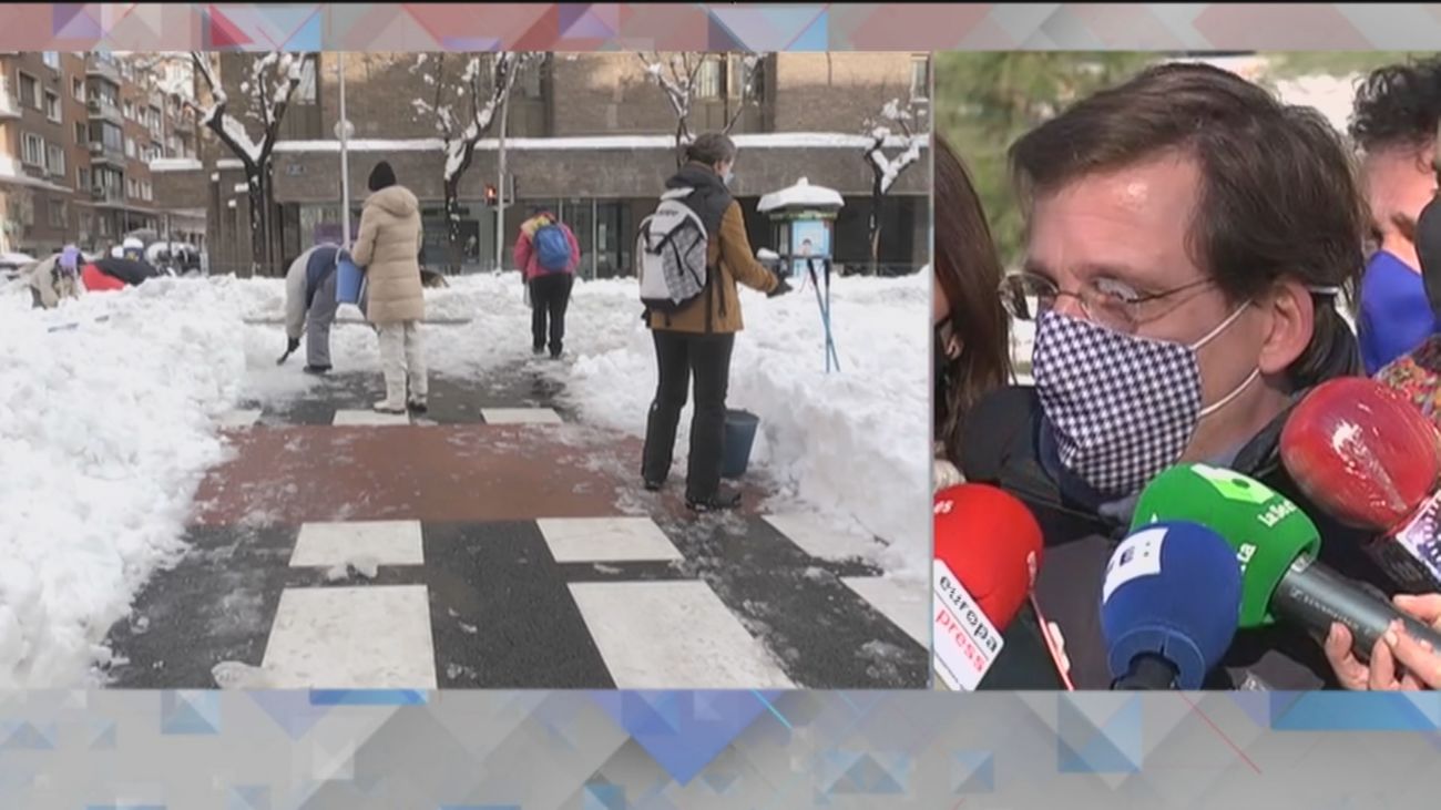 Almeida: "Esto no ha sido una nevada, ha sido una catástrofe, un tsunami"