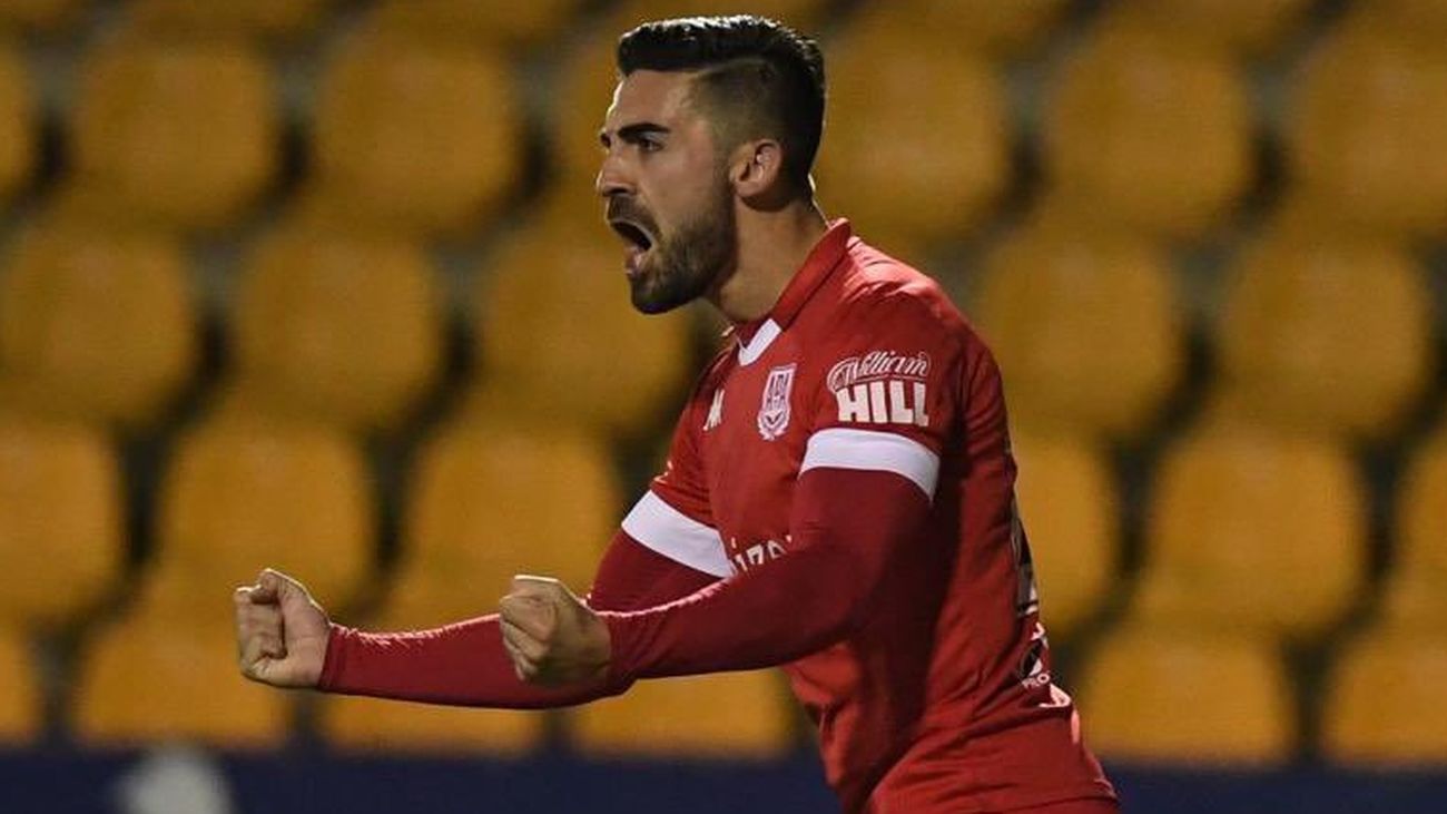 Jose León, jugador del Alcorcón