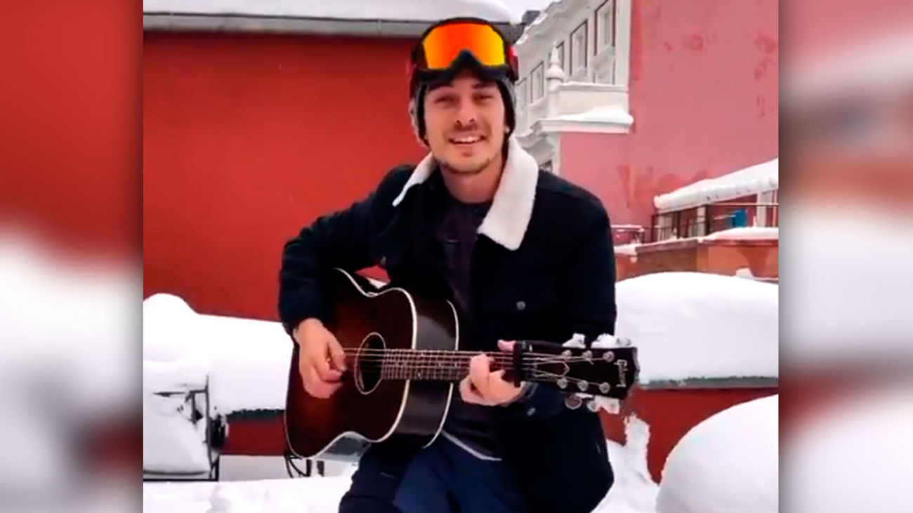 Así compuso Andrés Ceballos su tema sobre la tormenta Filomena