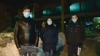 Atrapados en un tanatorio por el temporal