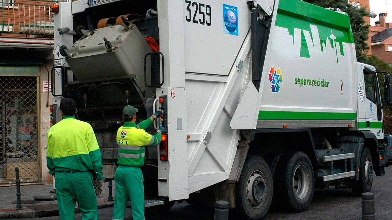 El Ayuntamiento de Madrid  recogió ayer 3.795 toneladas de basura