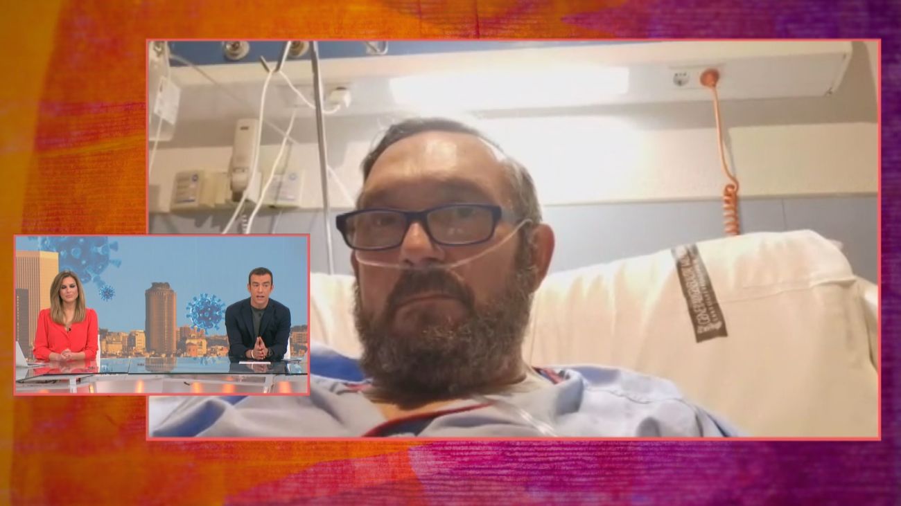 Afectado por la cepa británica: "He sentido la muerte muy de cerca"