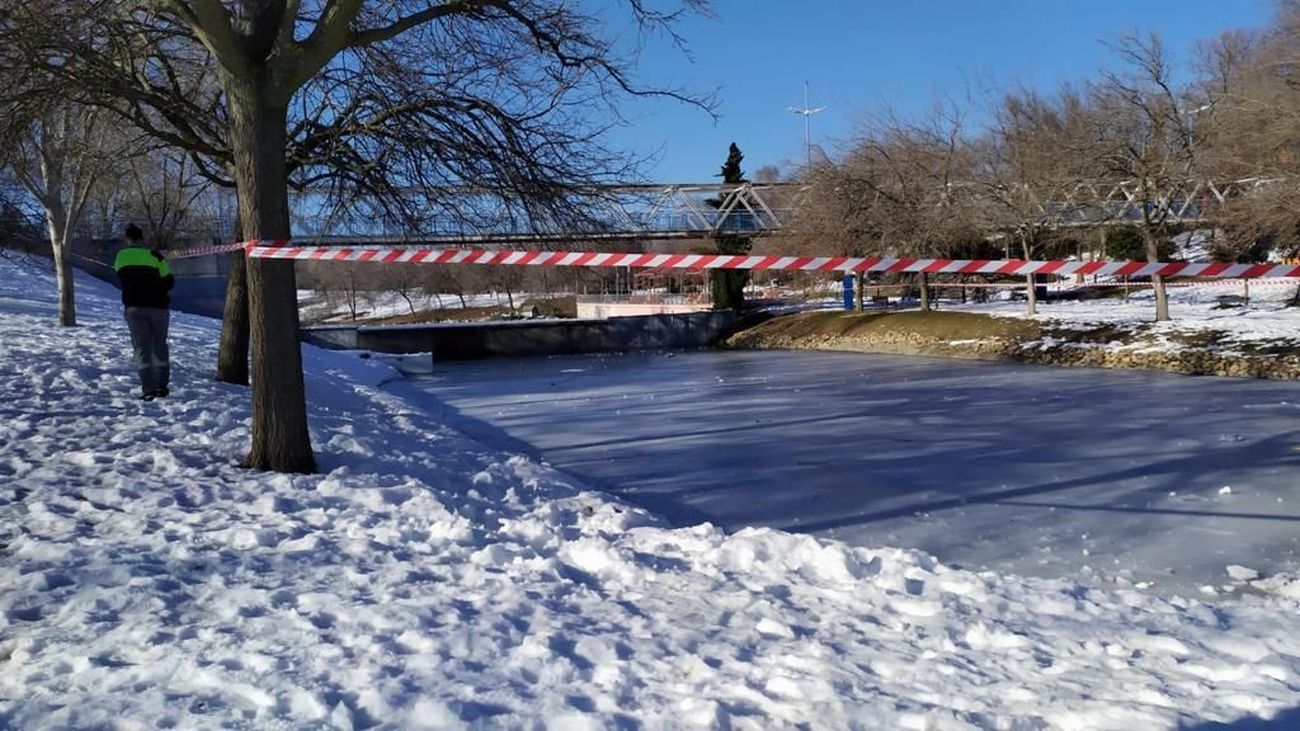Una de las zonas acotadas por la Policía de Alcobendas
