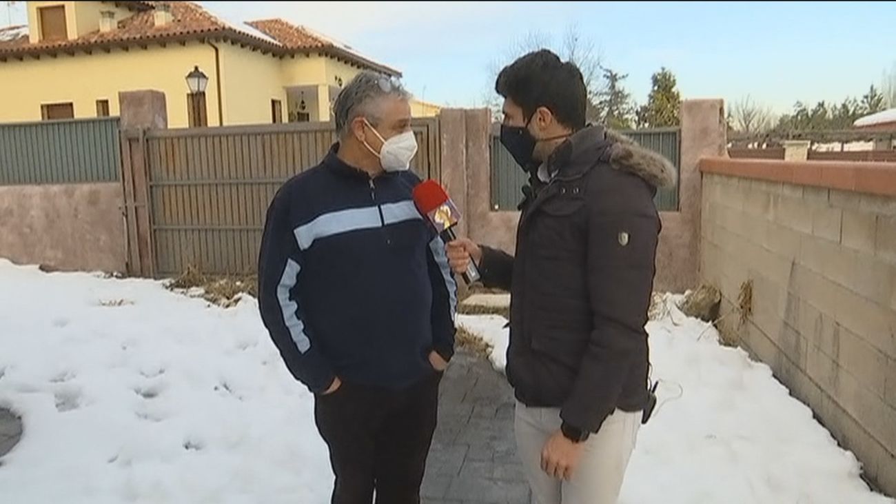 Sobrevive a Filomena derritiendo nieve en el radiador tras ocho días sin agua